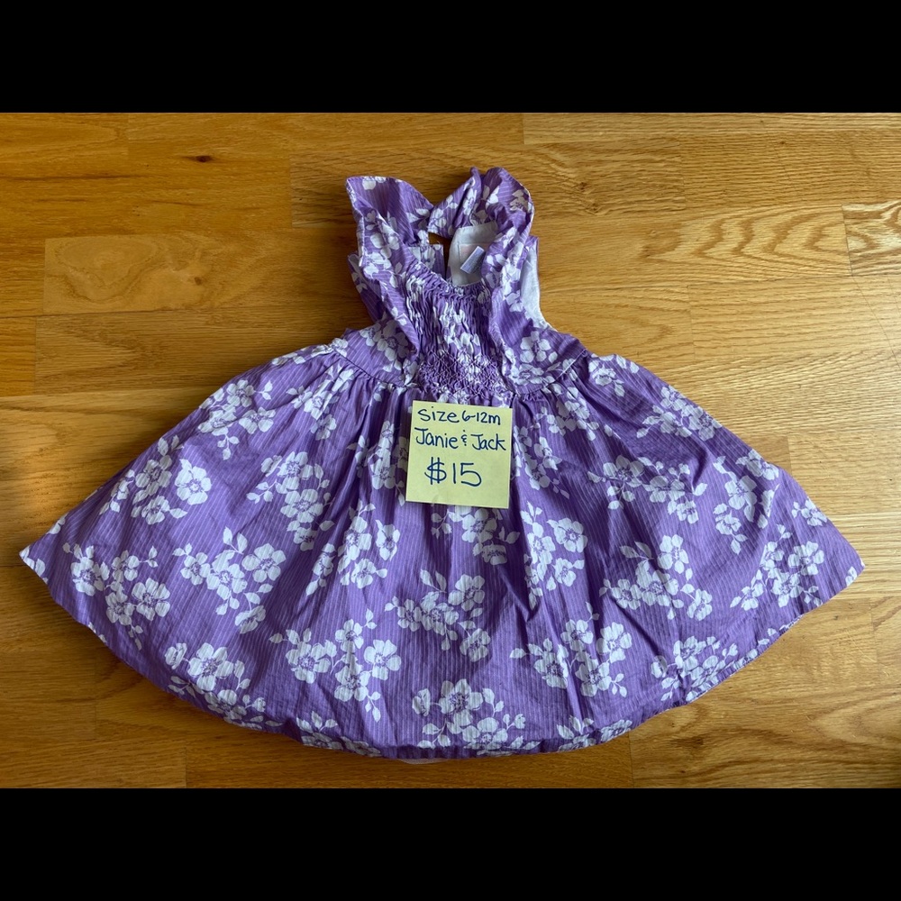 Janie and Jack Dress 6-12 Month
